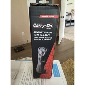 Carry On Winch Synthetic Rope 7/32 In 50 Ft